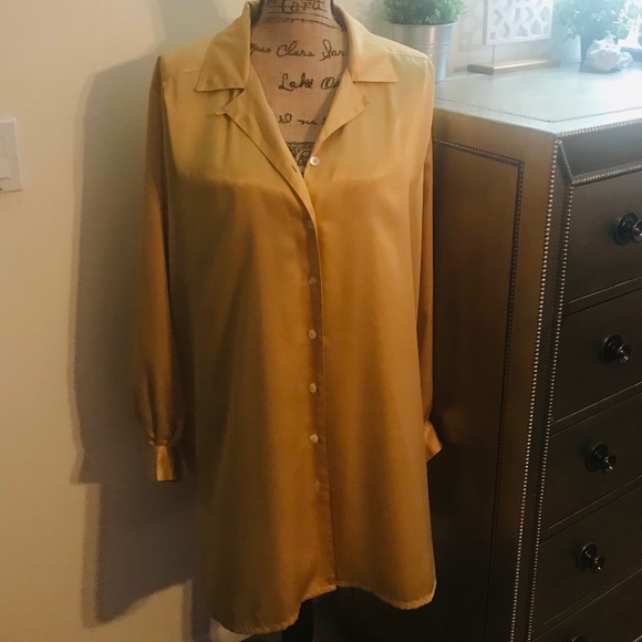 VINTAGE ELIZABETH GOLDEN BLOUSE - Picture 2 of 3